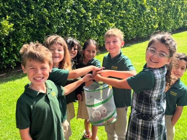 🦋 A magical moment at our Newport Mesa campus! TK–2nd grade students celebrated nature with a b copy