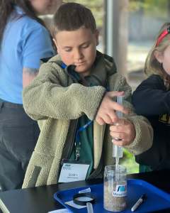 Learning in action! Some of our Newport Mesa students explored the Mesa Water District on a fiel
